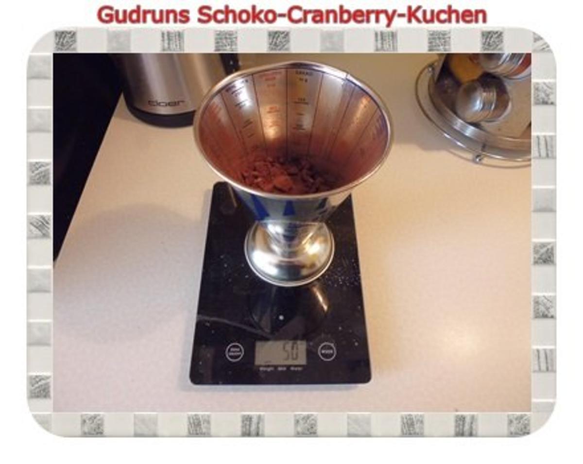 Kuchen: Schoko-Cranberrykuchen - Rezept - Bild Nr. 5
