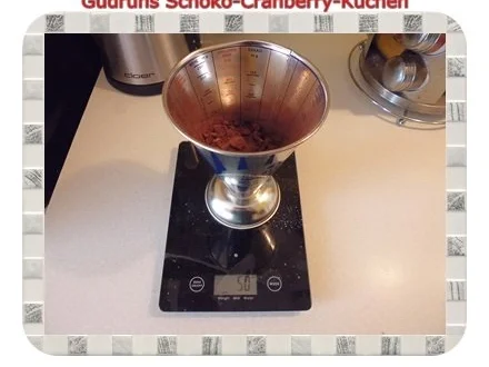 Kuchen: Schoko-Cranberrykuchen - Rezept - Bild Nr. 5