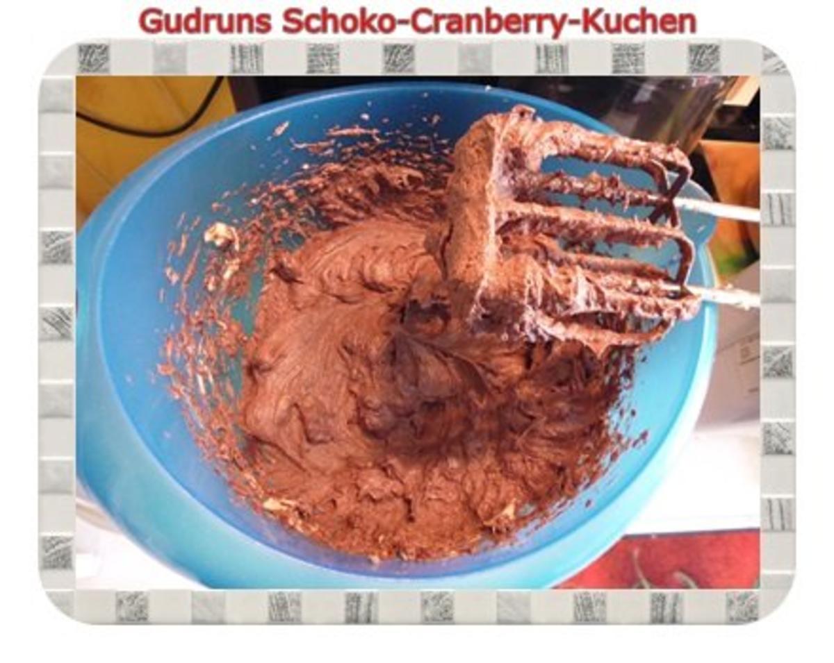 Kuchen: Schoko-Cranberrykuchen - Rezept - Bild Nr. 7