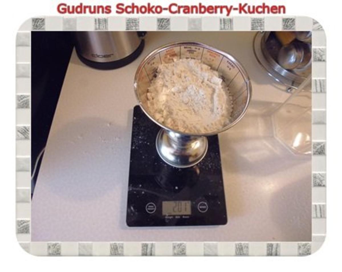 Kuchen: Schoko-Cranberrykuchen - Rezept - Bild Nr. 8