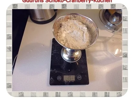 Kuchen: Schoko-Cranberrykuchen - Rezept - Bild Nr. 8