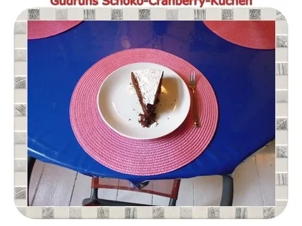Kuchen: Schoko-Cranberrykuchen - Rezept - Bild Nr. 17