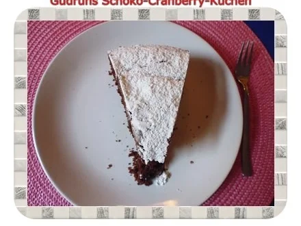 Kuchen: Schoko-Cranberrykuchen - Rezept - Bild Nr. 18