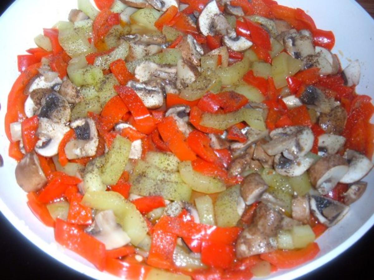 Pfannengericht: Schnitzel - Gemüse - Rezept - Bild Nr. 6