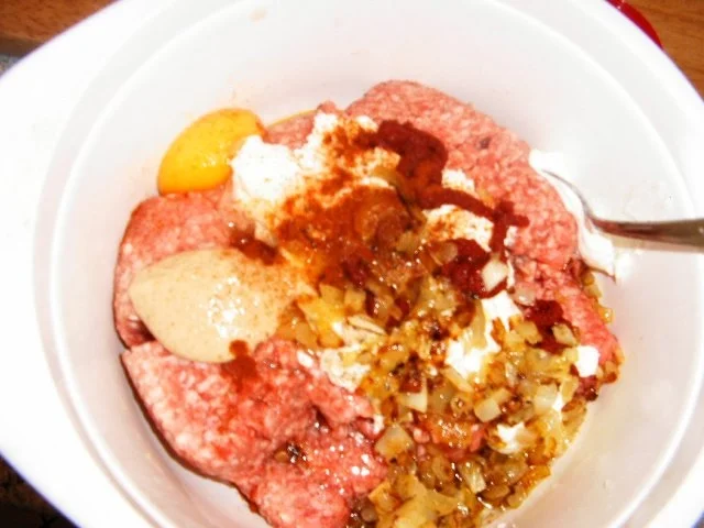 Rezept: Hackbraten mit Quark Bild Nr. 3 Hackbraten mit Quark - Rezept - Bild Nr. 3