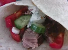 Thunfisch-Wrap mit Schwarze-Bohne-Paste - Rezept