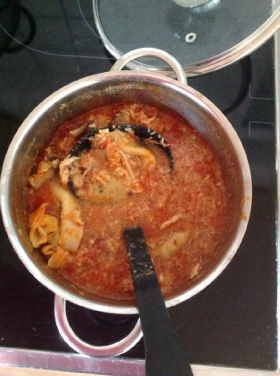 Tomatisierte Suppe Allerlei.....und es schmeckt  besser als es aussieht - Rezept