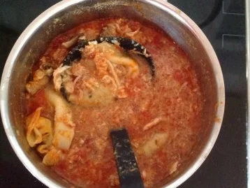 Rezept: Tomatisierte Suppe Allerlei.....und es schmeckt besser als es aussieht Tomatisierte Suppe Allerlei.....und es schmeckt besser als es aussieht - Rezept