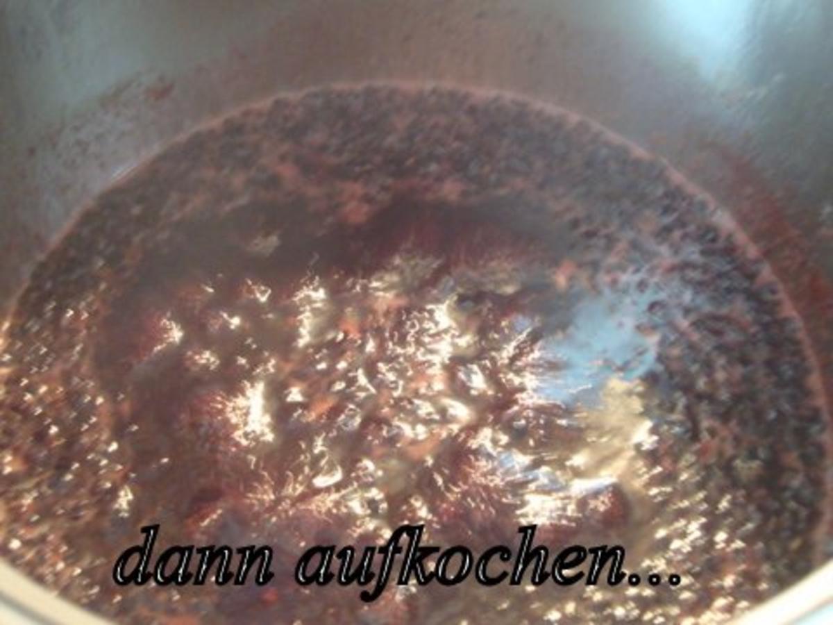 Sauerkirsch-Holunderbeeren Marmelade gepimmt mit Tonkabohne - Rezept - Bild Nr. 6