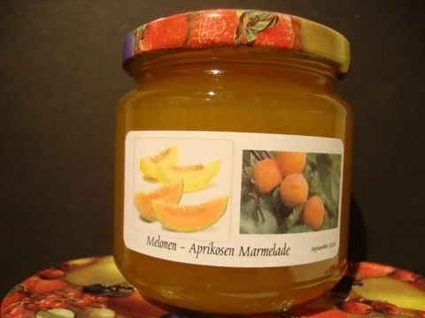 Melonen-Aprikosen Konfitüre - Rezept
