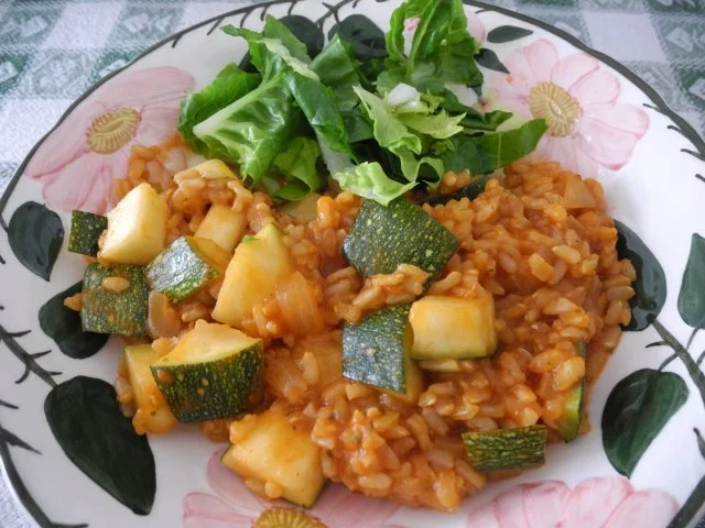 Tomatenreis mit Zucchini - Rezept - Bild Nr. 2