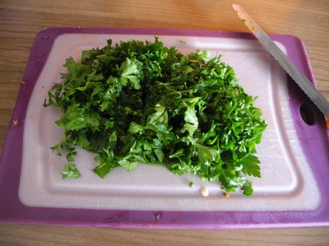 Rezept: Tomatensoße mit Karottentrester an Kamut - Penne mit Leinöl und Petersilie Bild Nr. 6 Tomatensoße mit Karottentrester an Kamut - Penne mit Leinöl und Petersilie - Rezept - Bild Nr. 6