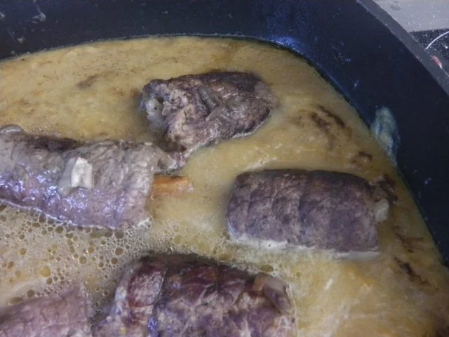 Benløse fugle - dänische Rinderrouladen - Rezept - Bild Nr. 6