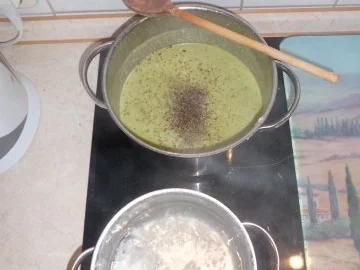 Suppe: Grüne Bohnen-Erbsen-Cremesuppe - Rezept - Bild Nr. 4