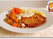 Minutensteak nappiert mit Sauce Café de Paris, dazu gedünstetes Gemüse und ... - Rezept