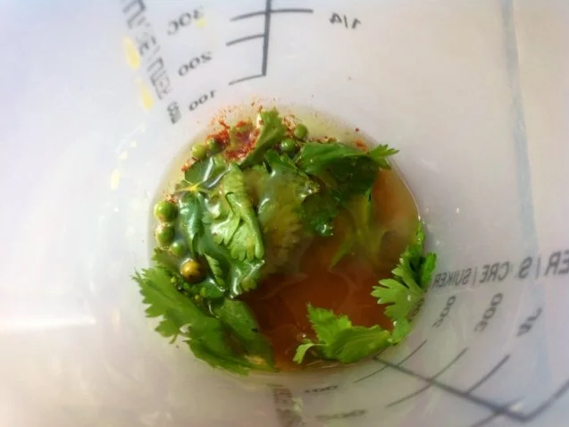 Rezept: Feigen-Tomatensalat mit Schafskäse und einem Korianderdressing Bild Nr. 9 Feigen-Tomatensalat mit Schafskäse und einem Korianderdressing - Rezept - Bild Nr. 9