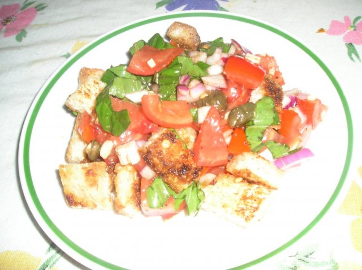 Tomaten Brot-Salat "Panzanella" - Rezept