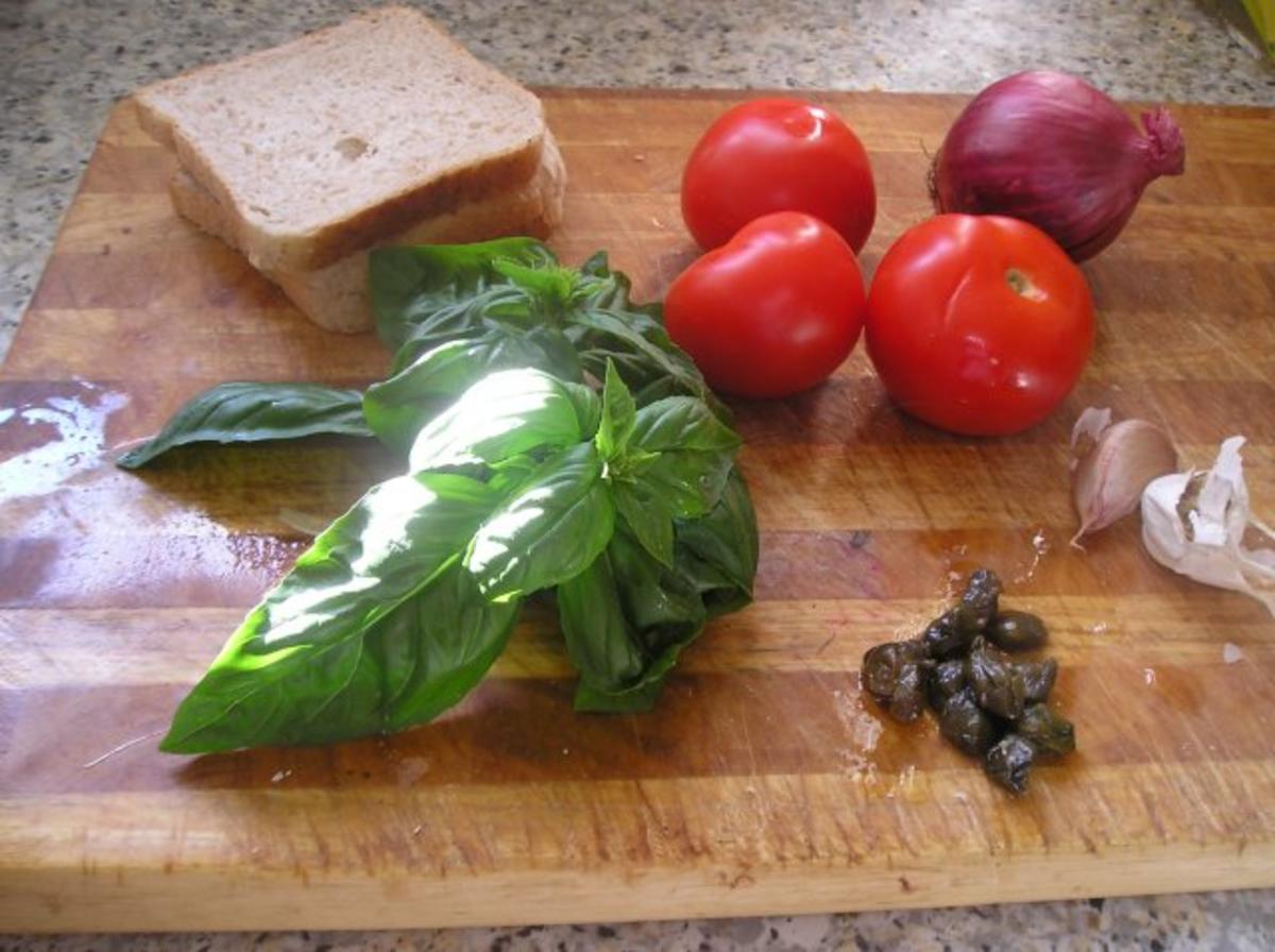 Tomaten Brot-Salat "Panzanella" - Rezept - Bild Nr. 2