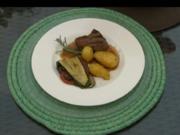 Marinierte Rinderfiletsteaks mit Grillgemüse und Schwenkkartoffeln - Rezept