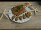 Auf Zedernholz gegrilltes Lachsfilet - Rezept