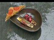 Rote-Bete-Austern mit Schwert-Muscheln und Focaccia - Rezept - Bild Nr. 5987