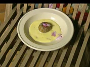 Gebackene Feigen mit Rosen-Sabayon - Rezept