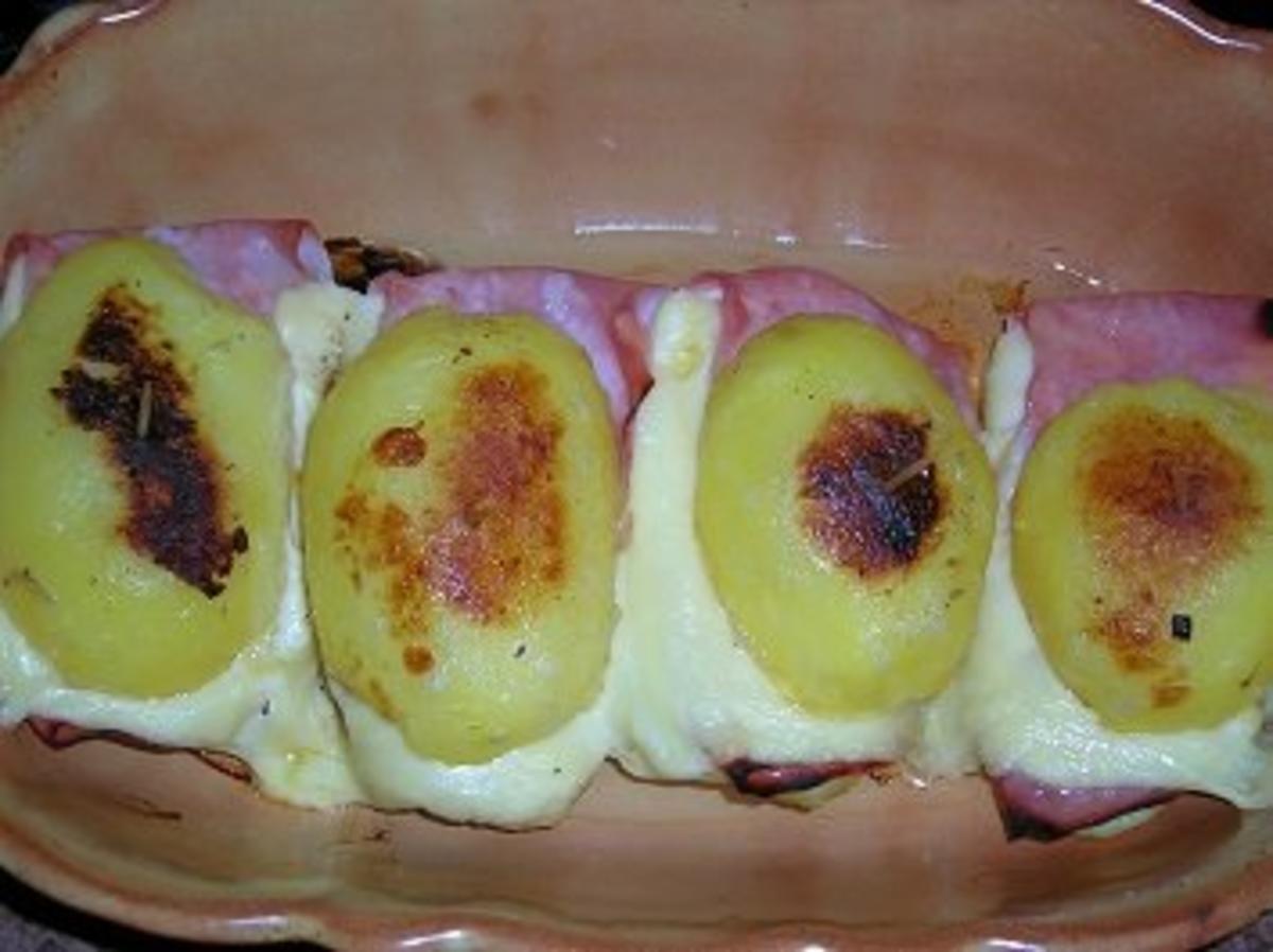 Schweinefilet gefüllt mit Pfifferlingen an Herrenkartoffeln - Rezept - Bild Nr. 5