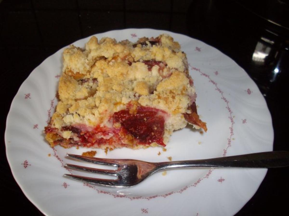 Bilder für zwetschgenblechkuchen mit butterstreusel - Rezept