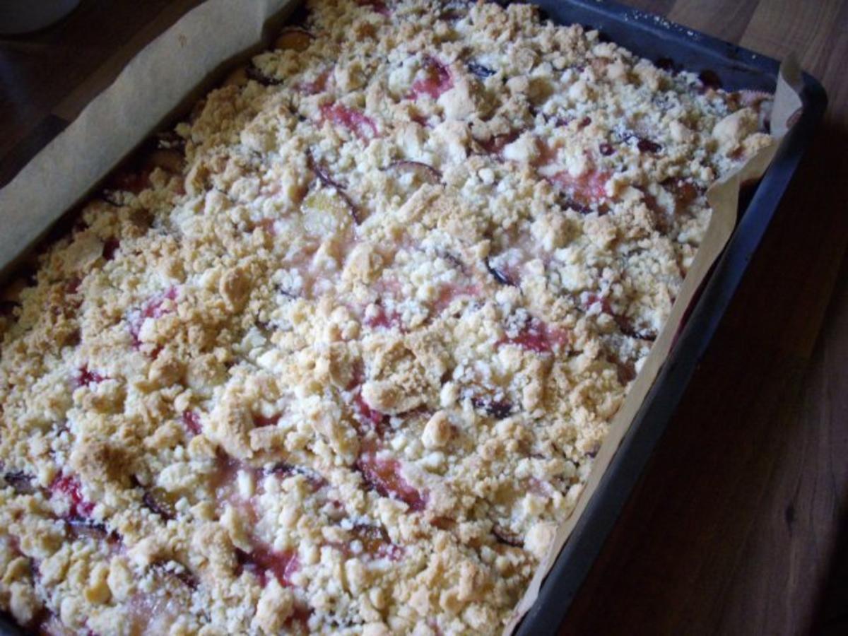 zwetschgenblechkuchen mit butterstreusel - Rezept - Bild Nr. 6