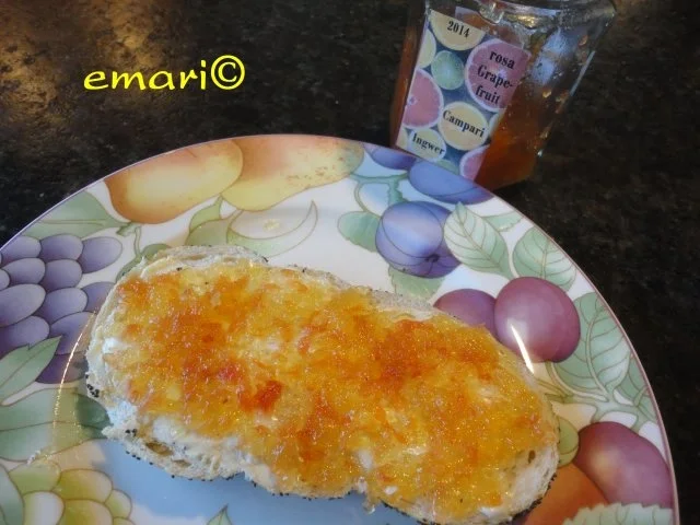 rosa Grapefruit - Campari - Ingwerjam - Rezept - Bild Nr. 2