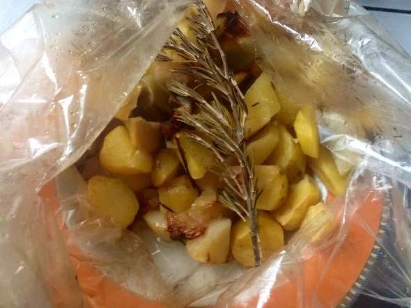 Rezept: Putenleber mit Calvados-Sahnesoße und Kartoffel-Porree-Apfelpüree Bild Nr. 7 Putenleber mit Calvados-Sahnesoße und Kartoffel-Porree-Apfelpüree - Rezept - Bild Nr. 7