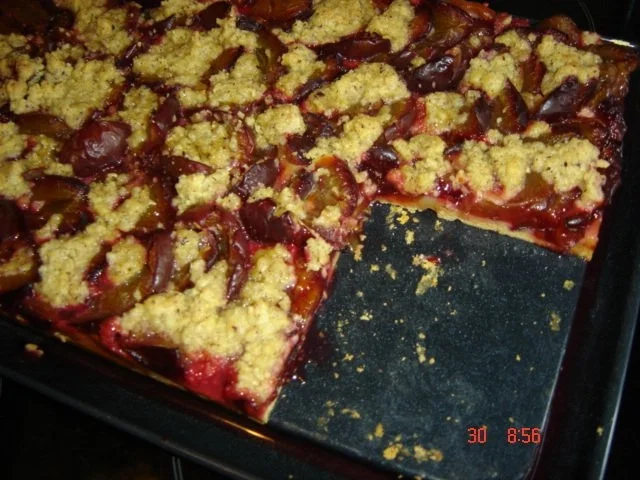 Zwetgenkuchen einfach, mit Haselnussstreuseln - Rezept - Bild Nr. 2