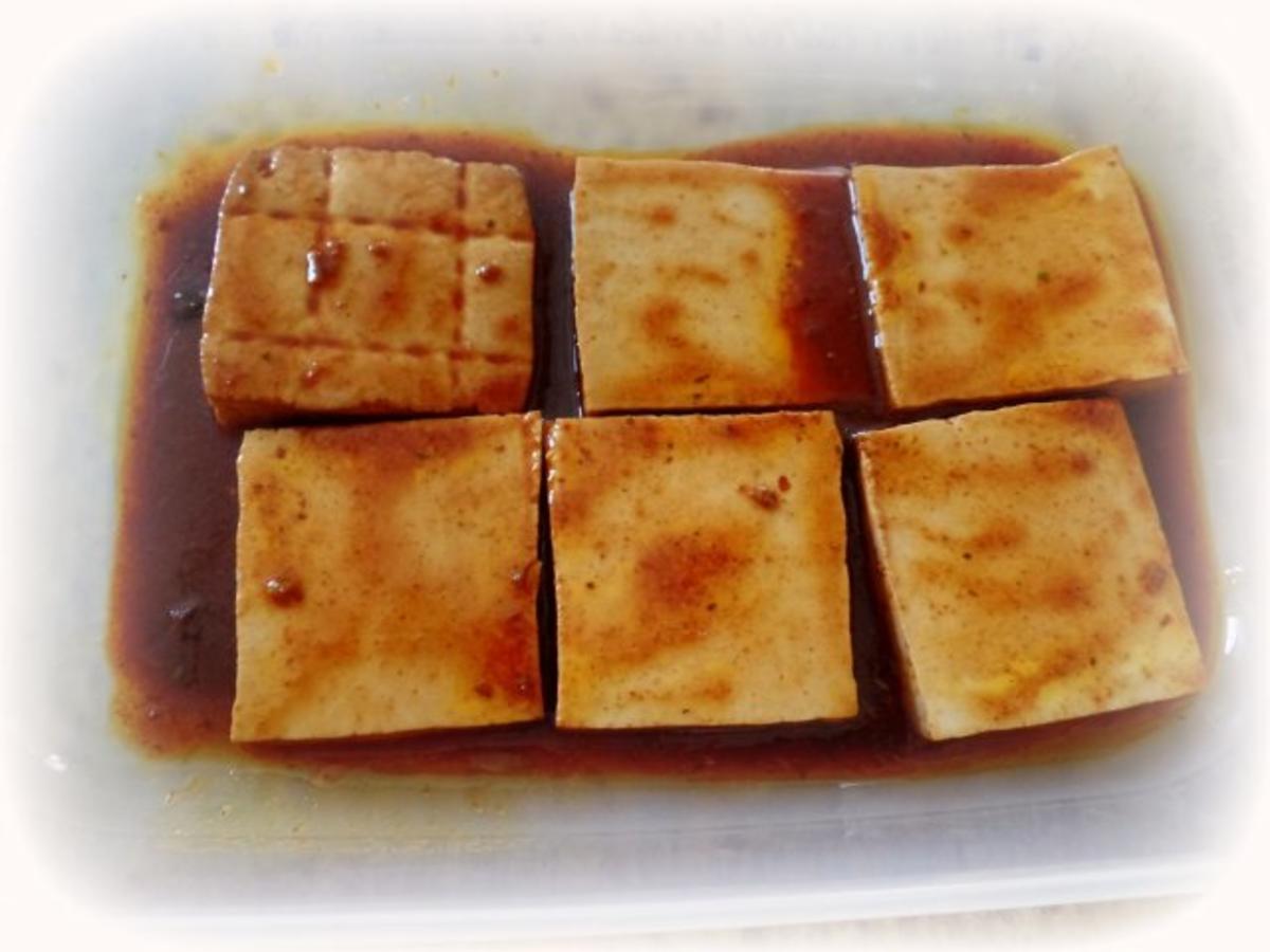 Marinierter Tofu zum Grillen - Rezept