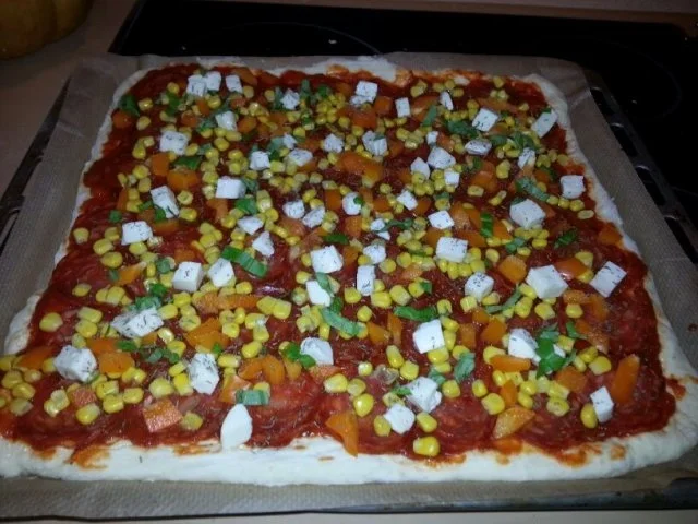 Rezept: Chorizo Pizza Chorizo Pizza - Rezept