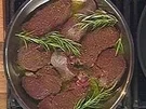 Rehsteaks mit Pfannen-Cumberland - Rezept