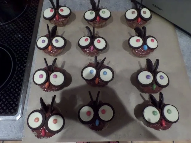 Eulen Cupcakes - Rezept - Bild Nr. 2