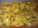 Kartoffel- Flammkuchen vom Grill oder Ofen - Rezept
