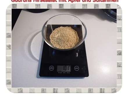 Salat: Hirsesalat mit Apfel und Sultaninen - Rezept - Bild Nr. 2