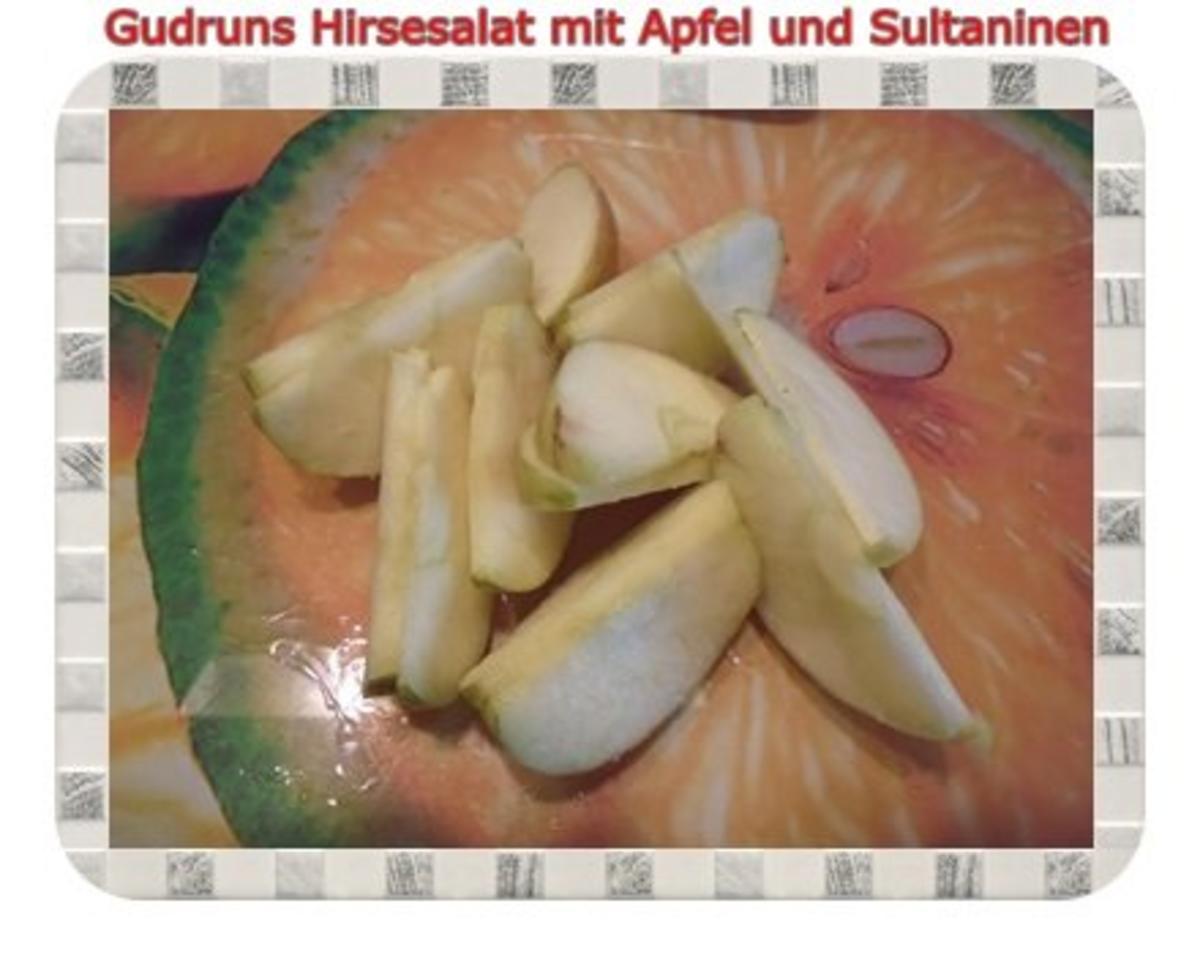 Salat: Hirsesalat mit Apfel und Sultaninen - Rezept - Bild Nr. 6