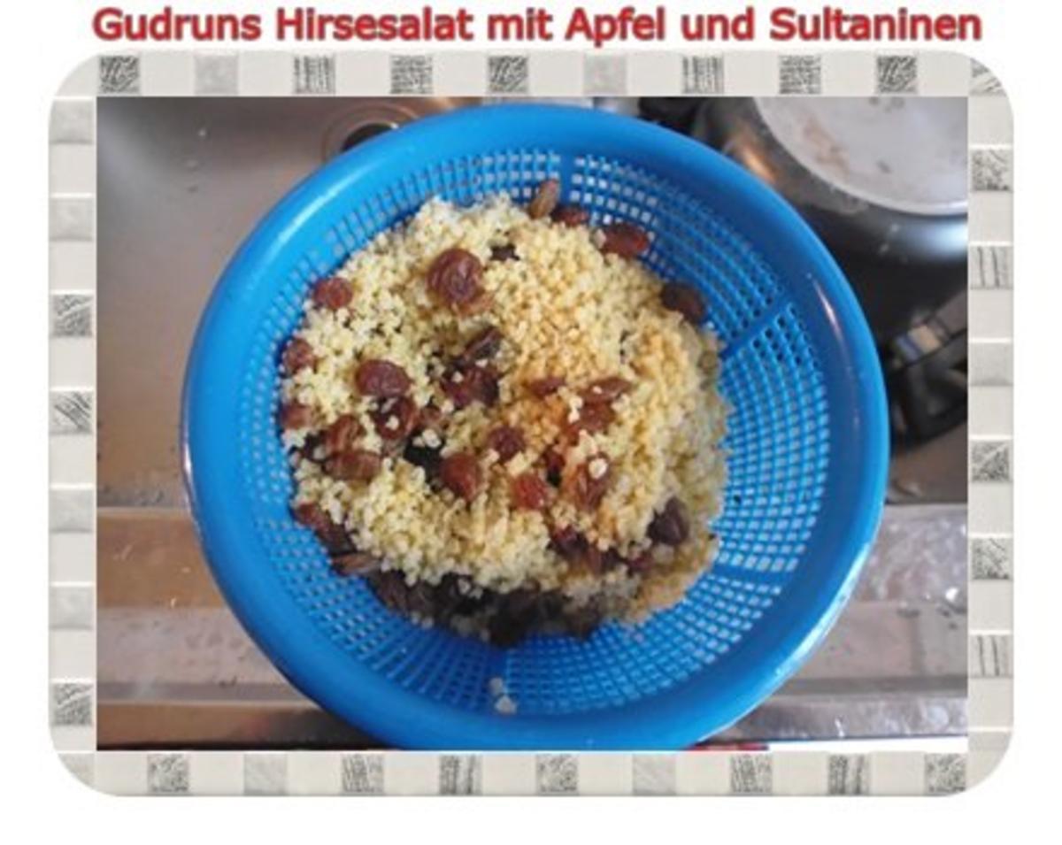 Salat: Hirsesalat mit Apfel und Sultaninen - Rezept - Bild Nr. 7