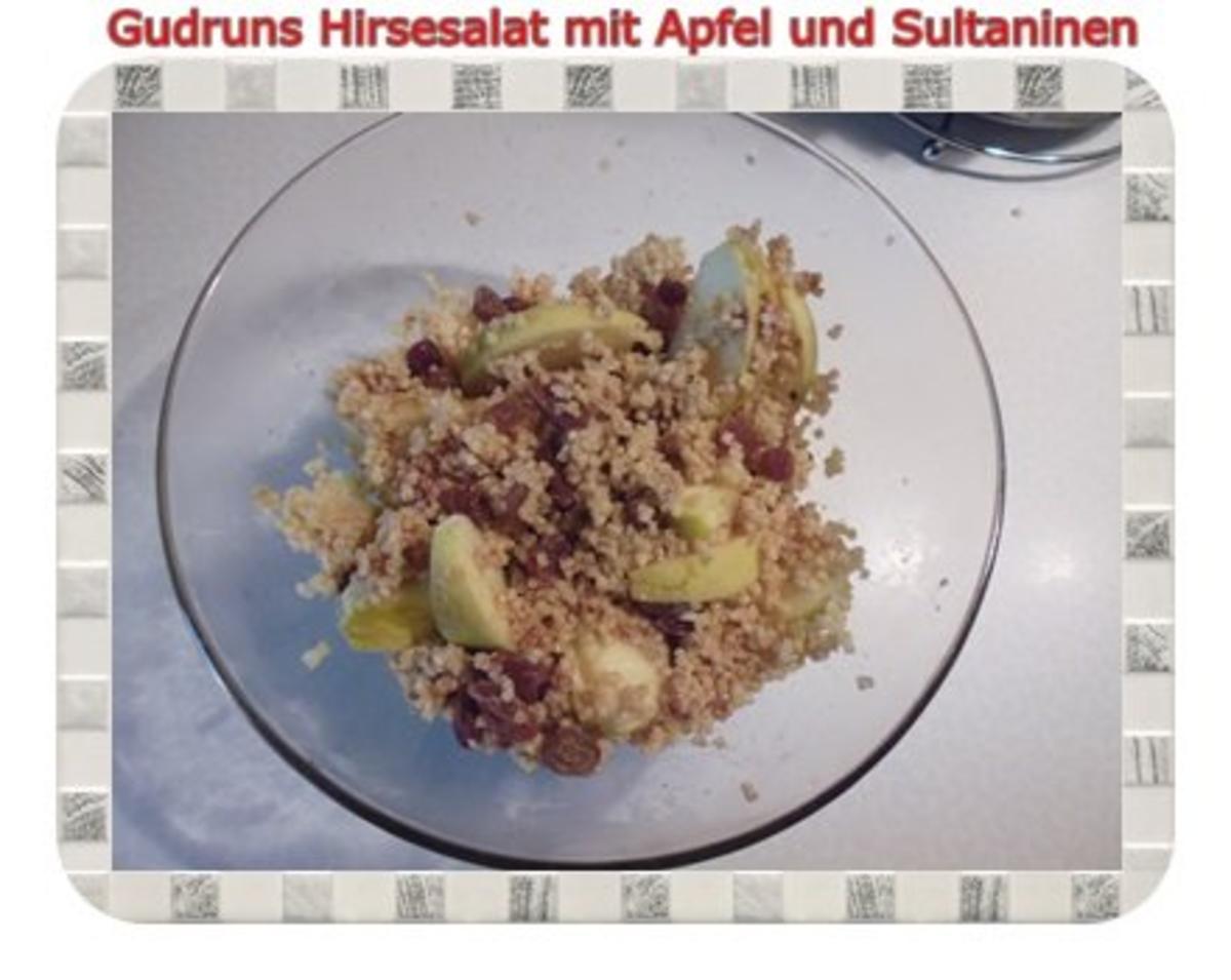 Salat: Hirsesalat mit Apfel und Sultaninen - Rezept - Bild Nr. 8