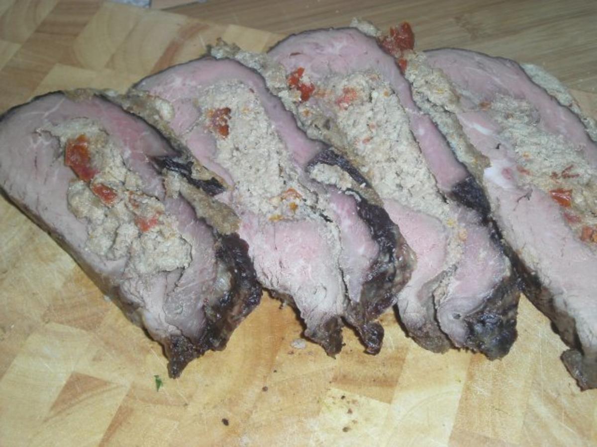 Flanksteak NT gefüllt mit einer Putenfarce - Rezept - Bild Nr. 8