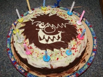 Rezept: Blechkuchen für den Kindergeburtstag, Marmorkuchen Bild Nr. 4 Blechkuchen für den Kindergeburtstag, Marmorkuchen - Rezept - Bild Nr. 4