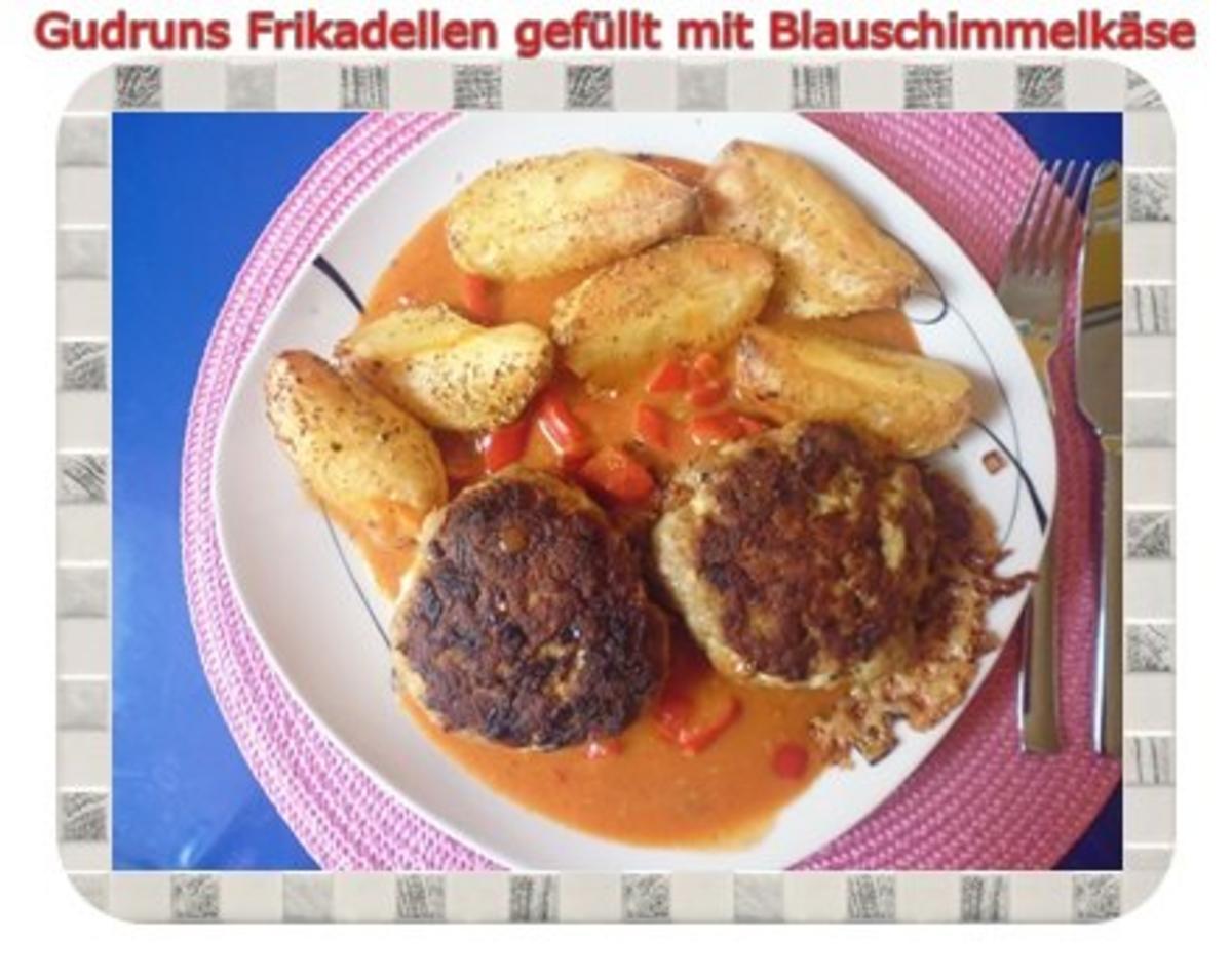 Hackfleisch: Gefüllte Frikadellen mit Blauschimmelkäse und Tomaten-Gorgonzolasoße - Rezept - Bild Nr. 19