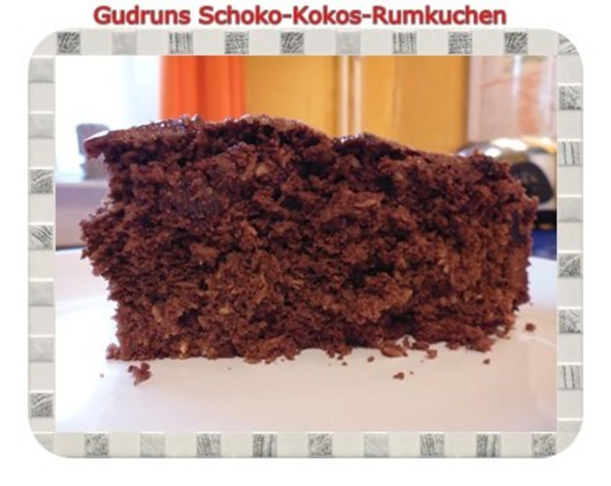Kuchen: Schoko-Kokos-Rumkuchen - Rezept