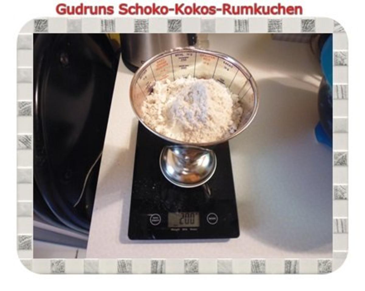 Kuchen: Schoko-Kokos-Rumkuchen - Rezept - Bild Nr. 7