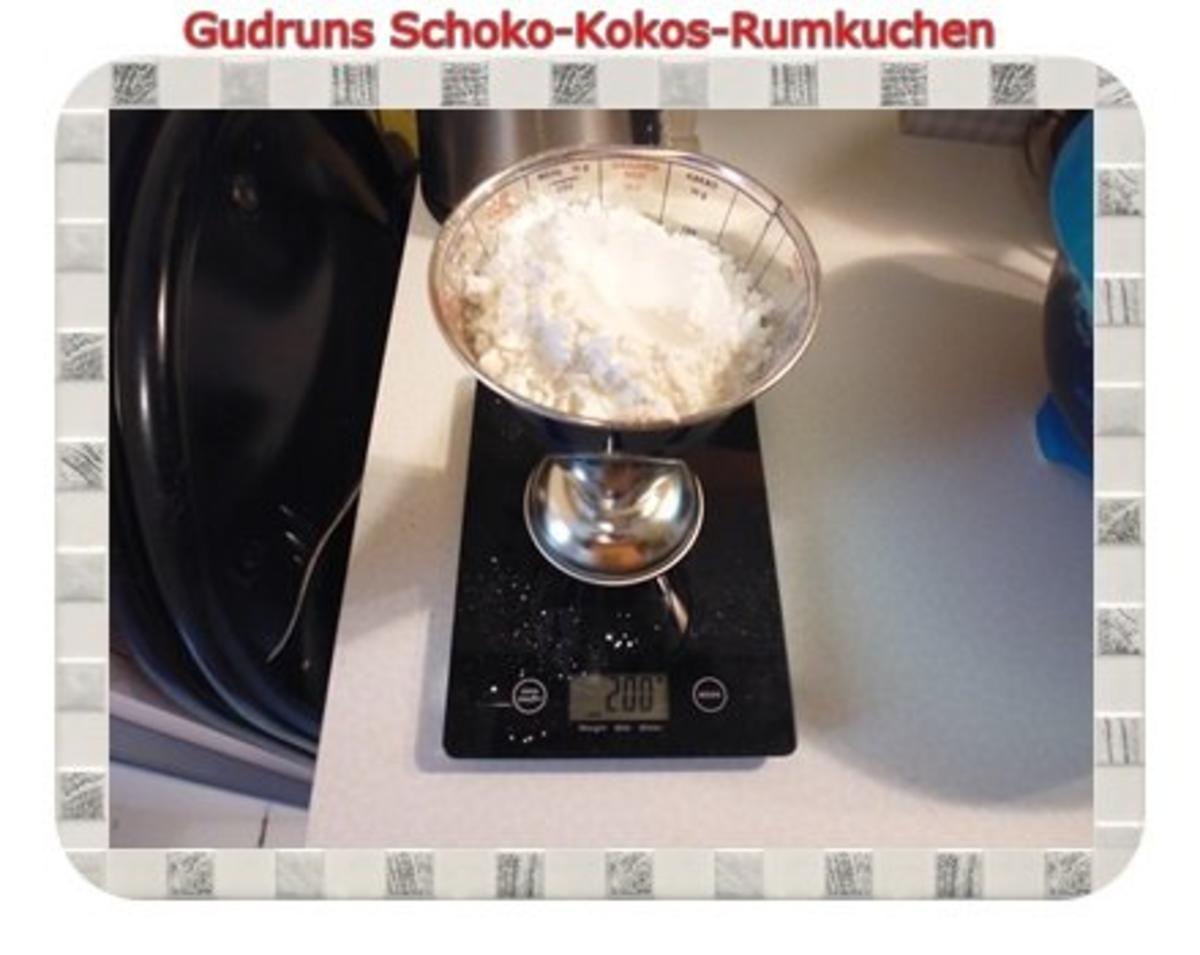 Kuchen: Schoko-Kokos-Rumkuchen - Rezept - Bild Nr. 8