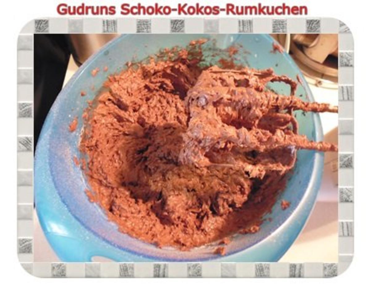 Kuchen: Schoko-Kokos-Rumkuchen - Rezept - Bild Nr. 11