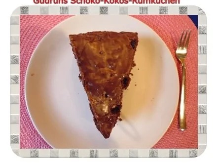 Rezept: Kuchen: Schoko-Kokos-Rumkuchen Bild Nr. 22 Kuchen: Schoko-Kokos-Rumkuchen - Rezept - Bild Nr. 22