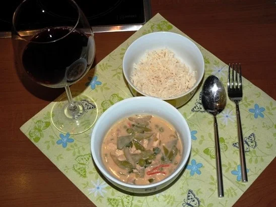 Grünes Hähnchen- Curry - Rezept